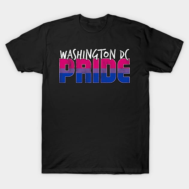 Washington DC Pride Bisexual Flag T-Shirt by wheedesign